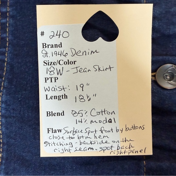 Classic Blue Denim Mini Skirt - Picture 11 of 11